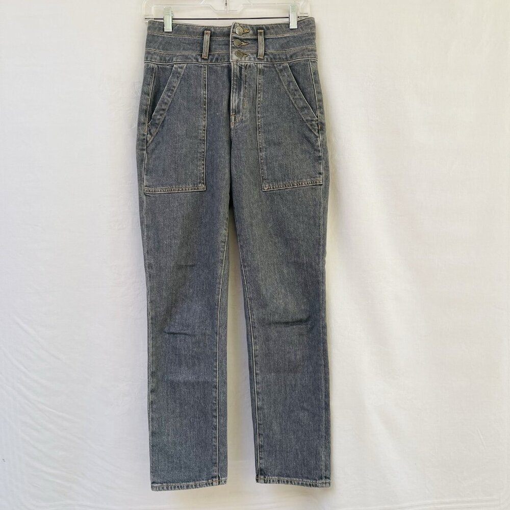 Veronica Beard‎ Logan Slim Jeans Womens 26 Hi Rise Straight Leg Casual Party